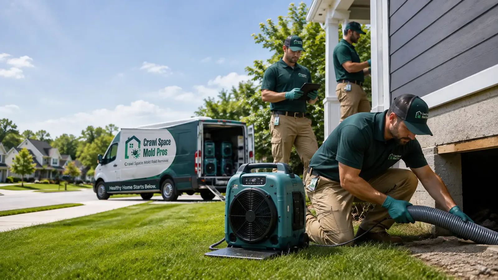 Crawl Space Mold Removal in Avon By The Sea, NJ